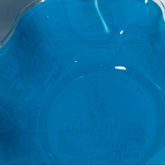 Walt Disney World Glass Candy Dish Bowl 1970’s - Picture 7 of 14